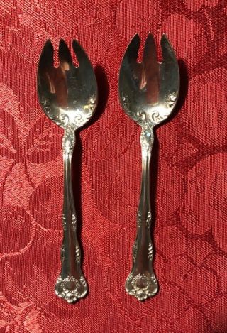 Antique 1913 Argyle Pattern Rogers Aa Very Rare Ice Cream Forks