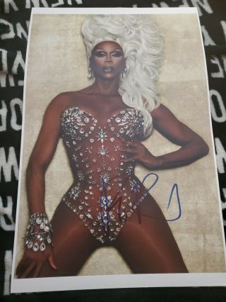 Rupaul Charles Bling Signed 11x17 Aj And The Queen Poster Photo Ru Paul Rare