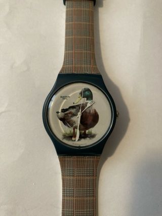 Swatch Duck - Issime Rare Mens Swiss Watch Knife Fork Hands