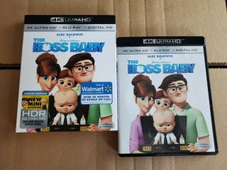 Boss Baby: W/rare Oop Limited Edition Slipcover (4k Ultra Hd & Blu - Ray) No Code
