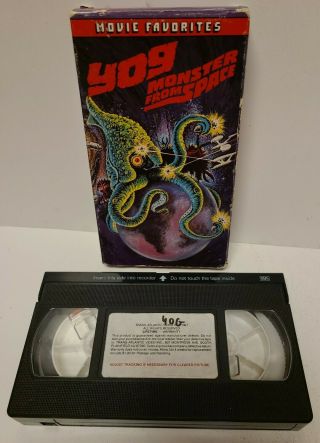 Yog Monster From Space Aka Space Amoeba (vhs,  1970) Rare Japanese Sci - Fi Horror