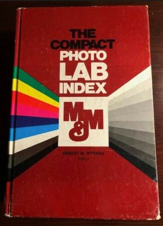 Rare Compact Photo Lab Index By Ernest M.  Pittaro In English