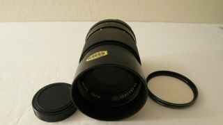 Rare Vivitar 135mm F/2.  8 M42 Screw Mount Lens Pentax Spotmatic Es Ii Fujica