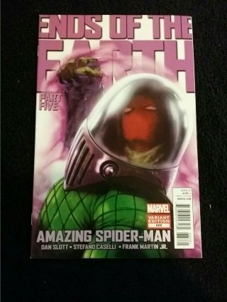 2012 Marvel Comics Spider - Man 686 Rare Htf 1:15 Dell Otto Variant Vf/nm