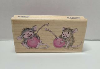 Rare 2007 House Mouse Fruity Fun Rubber Stamp By Stampabilities