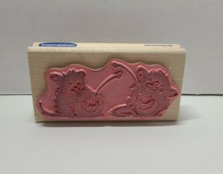 Rare 2007 House Mouse Fruity Fun Rubber Stamp by Stampabilities 2
