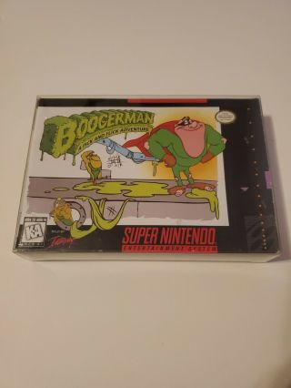 Boogerman: A Pick And Flick Adventure Snes Nintendo Rare
