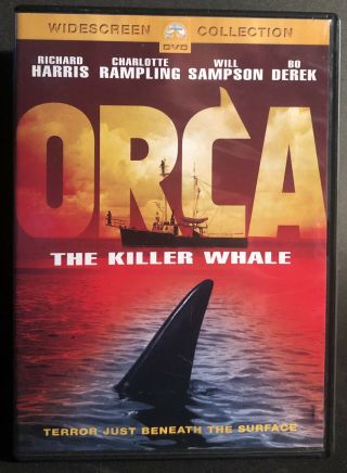 Orca: The Killer Whale - Dvd 2004 - Richard Harris,  Bo Derek - Oop Rare