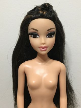 Barbie My Scene Nolee Doll Raven Straight Hair Rooted Eyelashes Rare