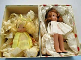 Vintage Nancy Ann Storybook Dolls Margie Ann Pudgy Family Series 80