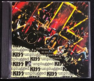 Kiss - Mtv Unplugged 1996 U.  S.  Promo Cd Rare Not An Lp/album/vinyl - Aucoin