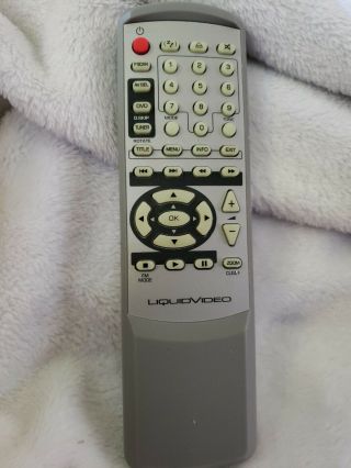 Liquidvideo Remote Control Dvd Home Theater Lv505a? Rare