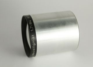 Very Rare Meopta Meostigmat F/1,  7 84mm Projection Lens Bokeh Ф62,  5 Sn.  3152