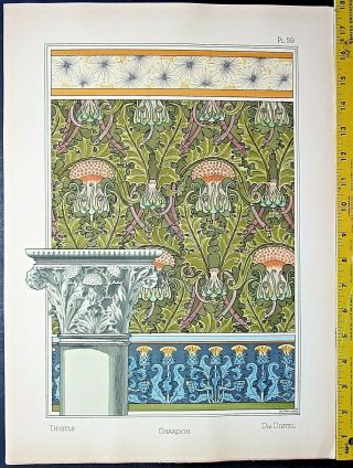 Thistle Designs,  Art Nouveau/jugendstil,  Eugene Grasset,  La Plante.  1896 59