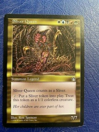 Mtg Magic The Gathering Sliver Queen Stronghold Rare