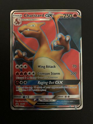 Pokemon Charizard Gx Sm60 Promo Near Holo Full Art Ultra Rare Pack Fresh