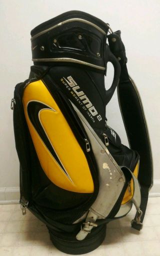 Rare Nike Sq Sumo2 5900 Tour Staff Golf Bag Yellow/black