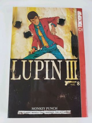 Lupin Iii 3 Vol.  8 By Monkey Punch (2003) Tokyopop English Manga Rare