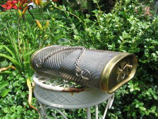 Vintage Antique Brass Model T/a Ford Era Portable Foot Warmer Carriage Heater