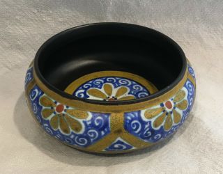 Rare Antique Gouda Small Berti Bowl Dutch Art Pottery 870 Arts & Crafts 1920s