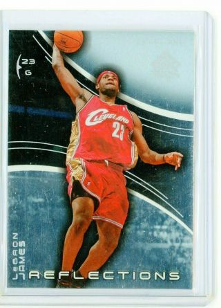 2003/04 Ud Reflections Lebron James Rc Rookie Sp 10 Rare Lakers Mvp