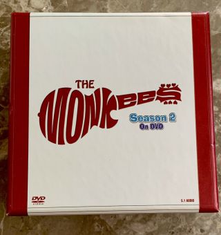 The Monkees - Boxed Set Season 2 (dvd,  5 - Disc Set) Rare Oop Like