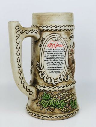 Vintage Schlitz Beer Stein 125th Year Anniversary Commemorative Edition - RARE 2