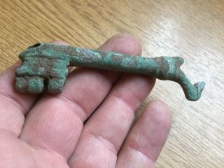 Medieval Bronze Key 14th - 15th Century