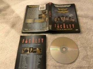 The Faculty (1998) Dvd W/ Insert Rare Oop Josh Harnett