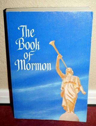 The Book Of Mormon Blue Special Collectors Ed.  1976 Lds Vintage Rare No Markings