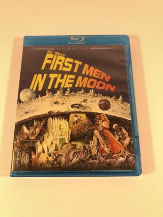 First Men In The Moon 1964 Twilight Time Blu - Ray Rare Oop