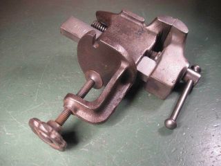 Antique Old Vintage Tools Rare Fine Pexto Bench Mount Vise Small Size