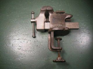 ANTIQUE OLD VINTAGE TOOLS RARE FINE PEXTO BENCH MOUNT VISE SMALL SIZE 2