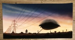 Flight Of The Navigator Marko Manev Giclee Print 17/75 2013 Rare Alien Ufo