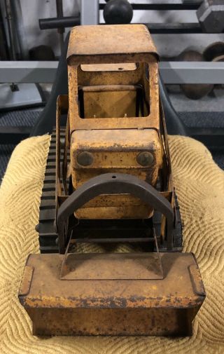 Rare Vintage Early 1950 ' s Nylint HOUGH Pressed Steel Payloader Bulldozer 3
