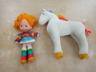 1980s Hallmark Vintage Rainbow Brite Doll And Starlite The Horse Set