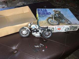 Mpc Vintage 1:8 Baja Burro Motorcycle Model Rare