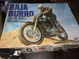 MPC Vintage 1:8 BAJA BURRO Motorcycle model RARE 2