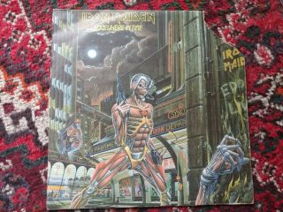 Iron Maiden Stupidly Rare Somewhere In Time Zimbabwe Press (cover Damage)