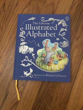 The Usborne Illustrated Alphabet Book Like Rare Illustrator Richard Johnson