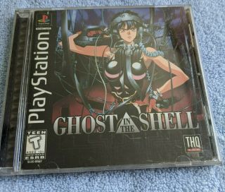 Ghost In The Shell (1997) Playstation 1 Ntsc - U/c [complete] Rare Black Label