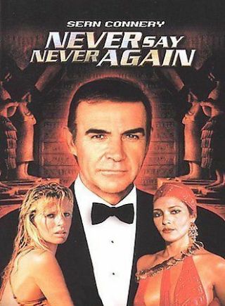Never Say Never Again (dvd,  1983),  Insert Sean Connery | Rare Oop