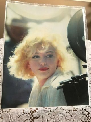 Rare 8x10 Marilyn Monroe Candid Movie Set Picture