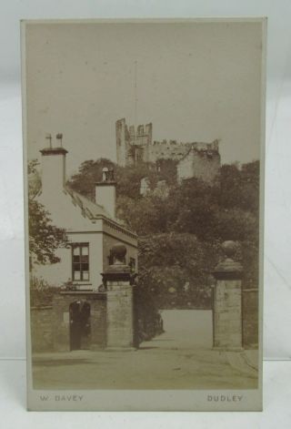 Dudley Castle Hill Antique 19th Century Cdv Photograph Victorian William Davey