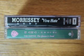 The Smiths - The Queen Is Dead,  Morrissey - Viva Hate Rare Korean Cassettes 3