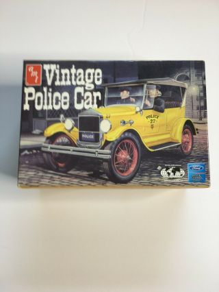 Amt 1927 Model " T " Ford Vintage Police Car 1:25 Scale 2007 Rc2 Brands