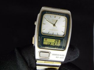 Rare Casio Vintage Digital Watch 1991 Bp - 400 770 Blood Pressure Monitor