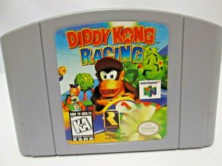 Diddy Kong Racing N64 (nintendo 64,  1997) Authentic &
