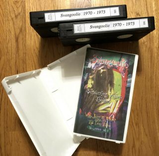 RARE 2 Volume VHS tapes by the First Svengoolie (Jerry G.  Bishop) Horror Host 3