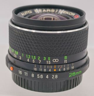 Rare - Mamiya Sears/sekor 28mm F2.  8 Cs Mount Camera Prime Lens Nc1000